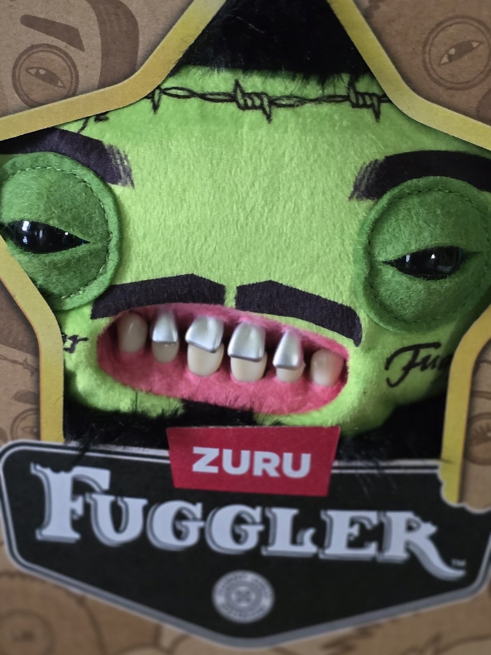 Post Malone ZURU Fuggler Plush - Bright Green Fuggstar - Picture 2 of 3